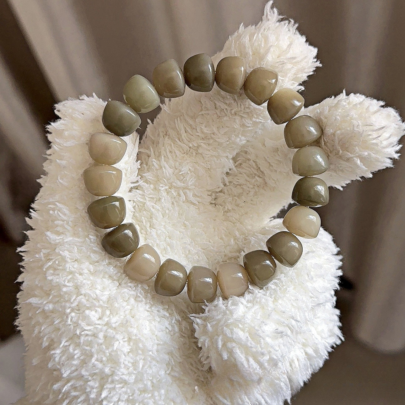 Multi-Treasure Bowl Bead Bodhi Bracelet - Touch Bling