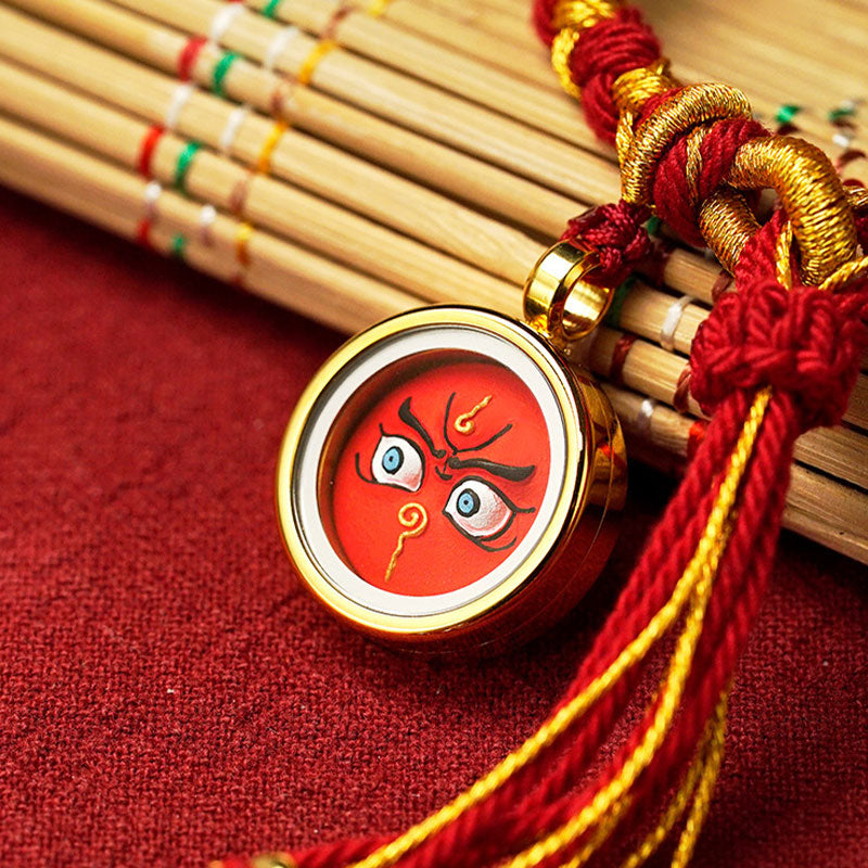 Pulsera trenzada de escamas de dragón tibetano de los Cinco Dioses de la Riqueza, hecha a mano con piedras de Buda