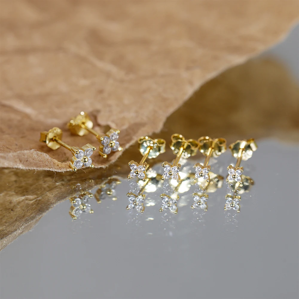 Pendientes de flores