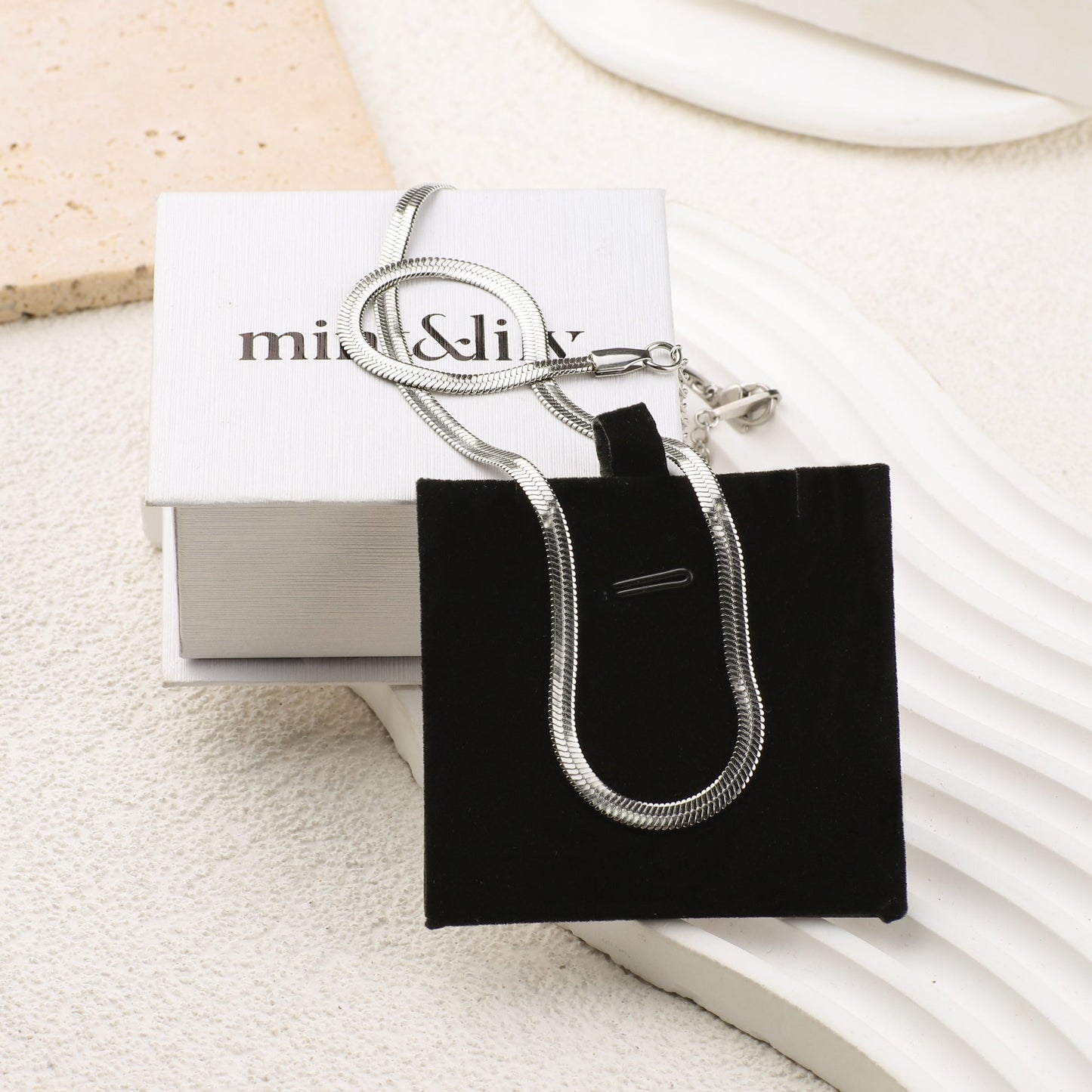 Herringbone Chain Necklace