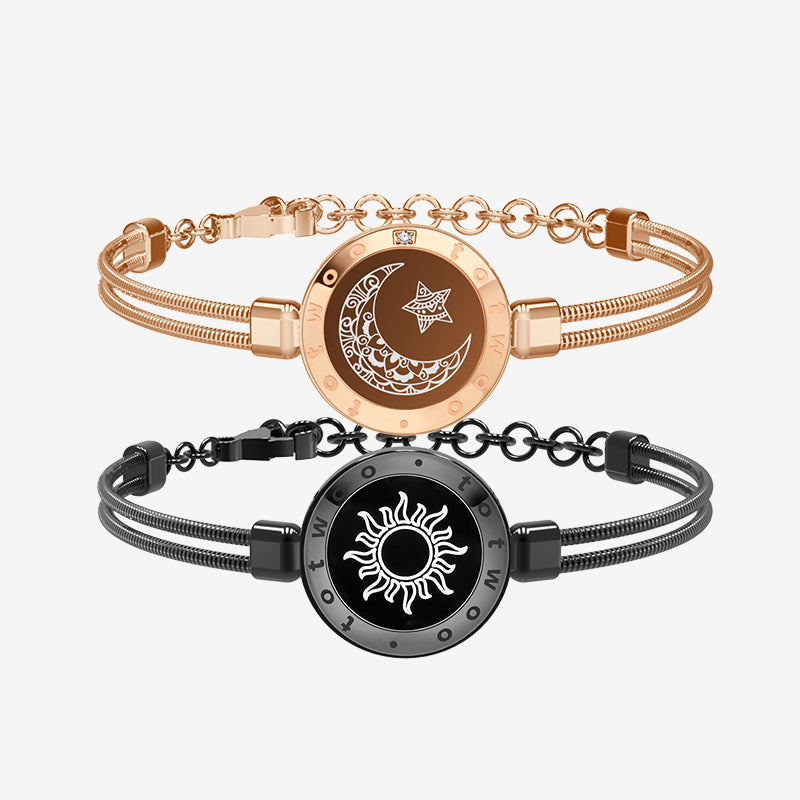 Sun&Moon Touch Bracelets Set - Touch Bling
