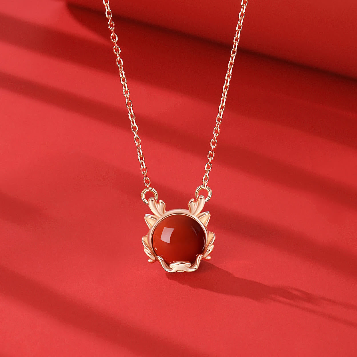 Buddha Stones 925 Sterling Silver Year of the Dragon Cinnabar Red Agate Dragon Protection Bracelet Necklace Pendant Earrings Ring