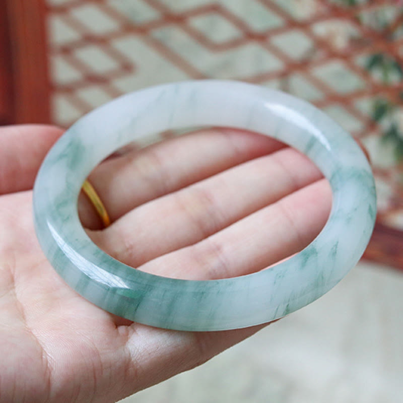 Pulsera de jade natural con piedras de Buda para la suerte y la prosperidad