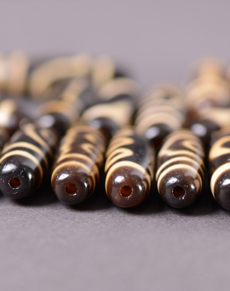 Tibetan Dzi Beads Taiwan Handmade Dzi Beads 38mm
