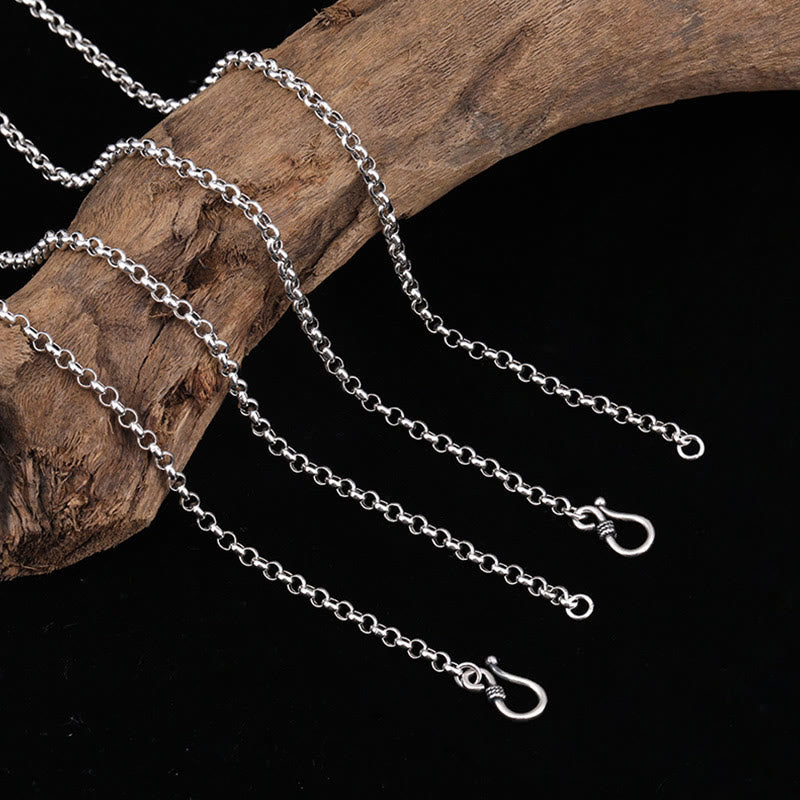 Buddha Stones 925 Sterling Silber Grüne Tara Doppel Dorje Vajra Schutz Halskette Anhänger