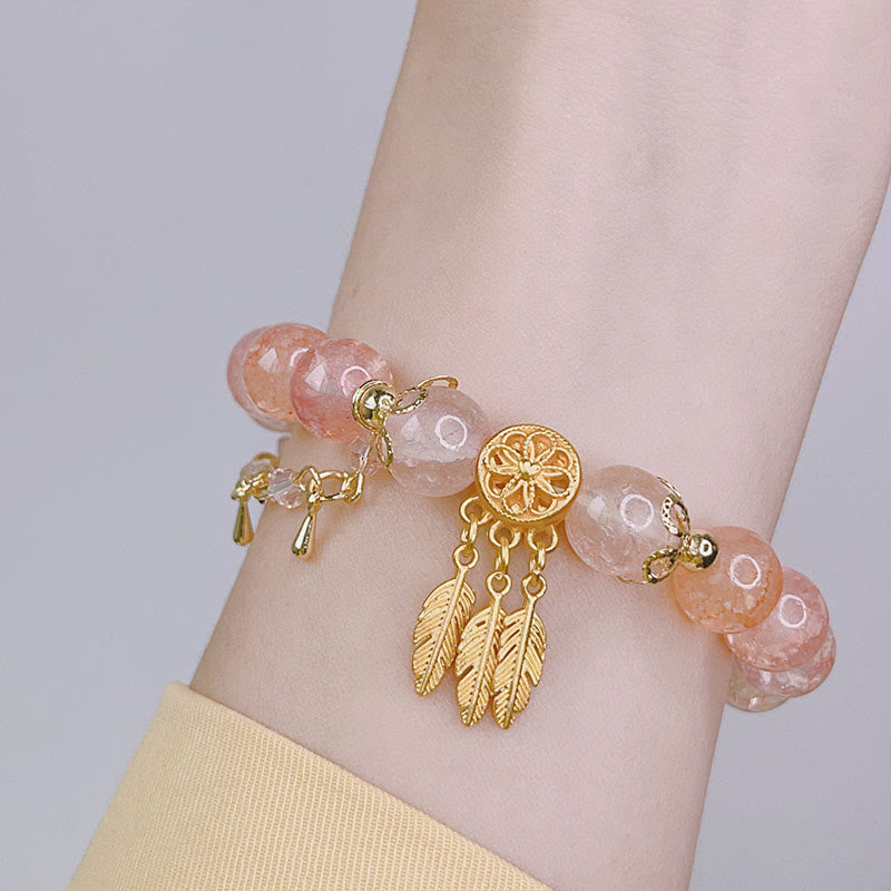 Buddha-Steine, Glasperlen, Traumfänger, Schutz-Charm-Armband