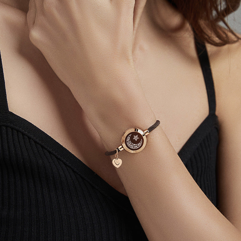 Sun&Moon Touch Bracelets with Milan Rope Set - Touch Bling
