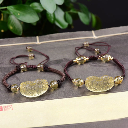 Citrine Wealth Pi Xiu Bracelet – A Symbol of Prosperity and Good Fortune - Touch Bling