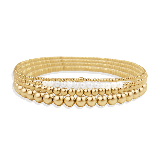 Everyday Pearls Bracelet Stacking Set