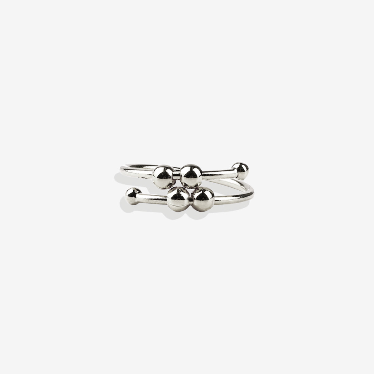Adjustable Beaded Fidget Ring