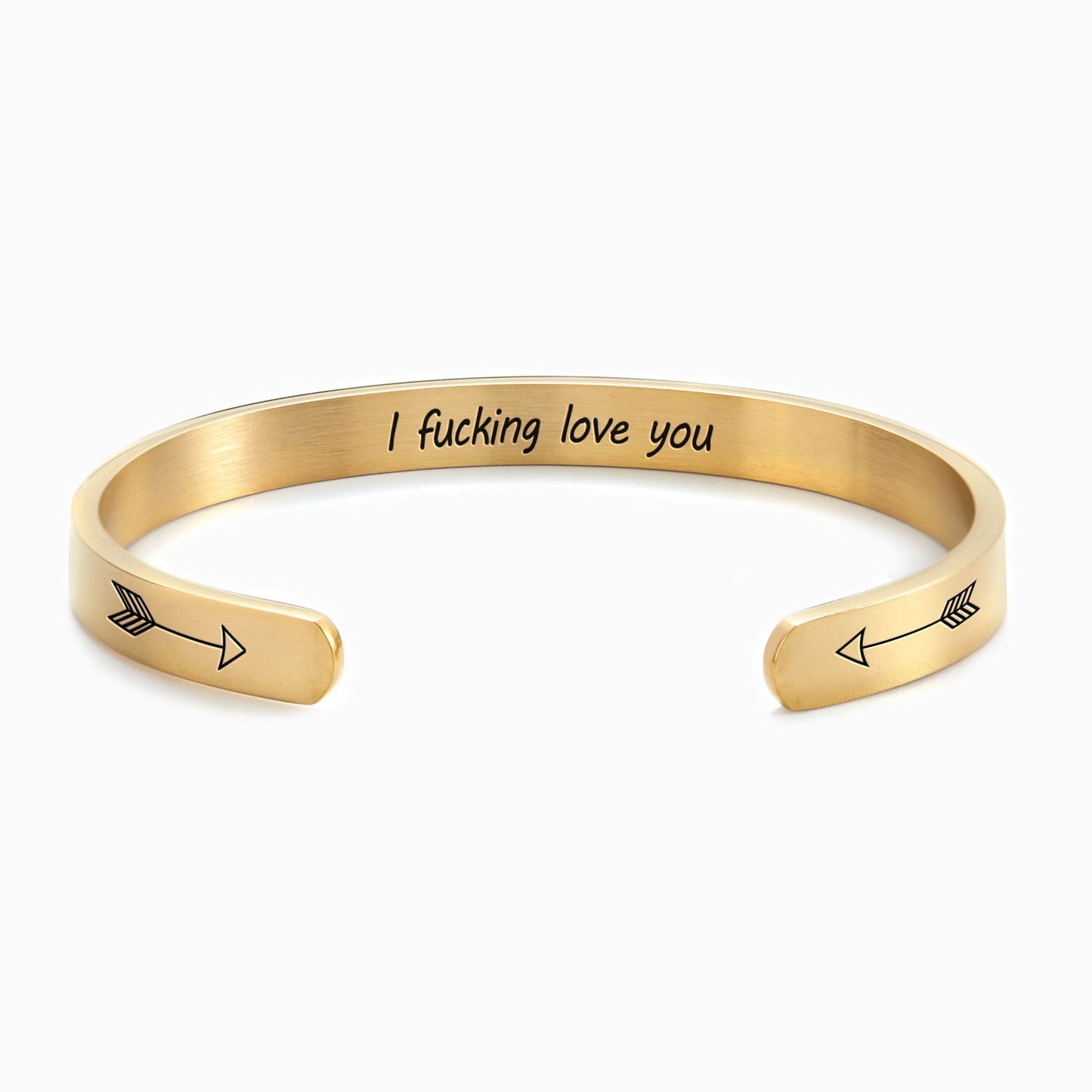 I Fucking Love You Personalizable Cuff Bracelet