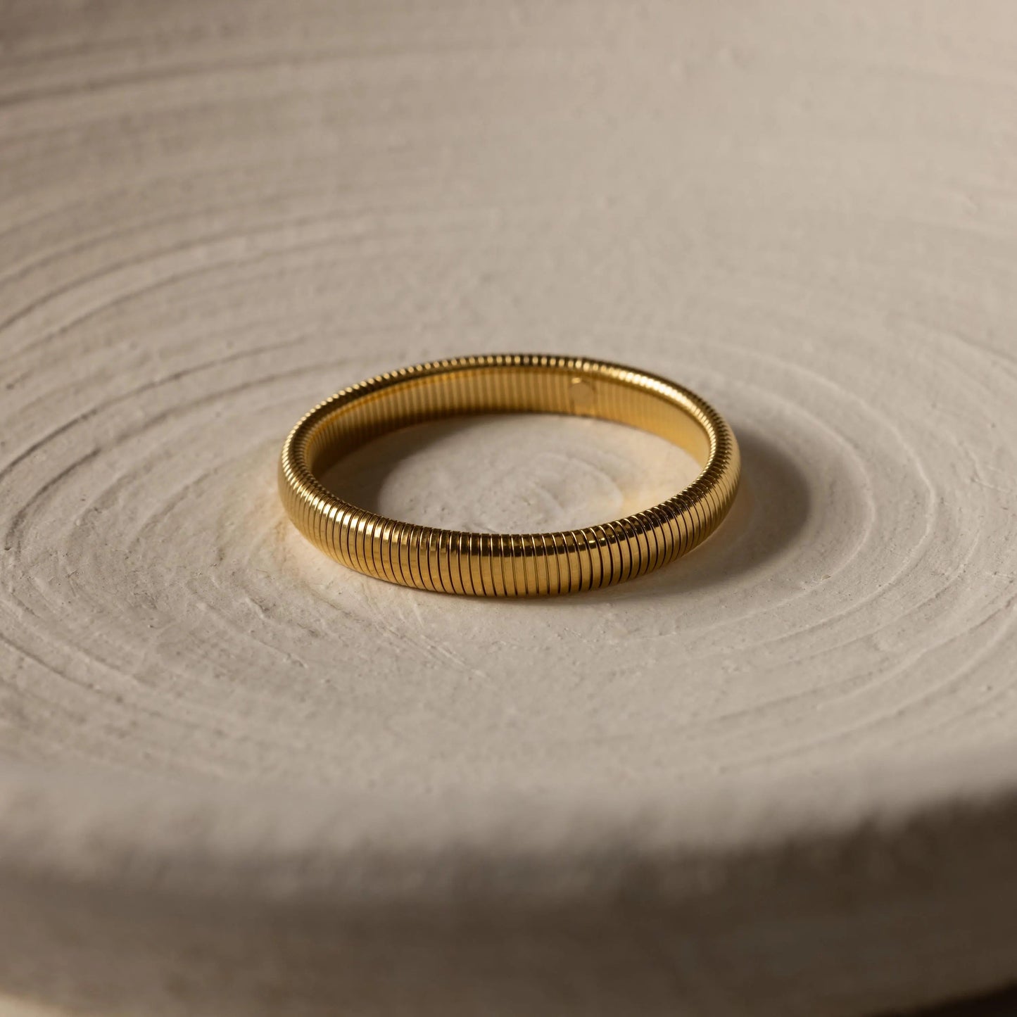 Thick Snake Chain Bangle