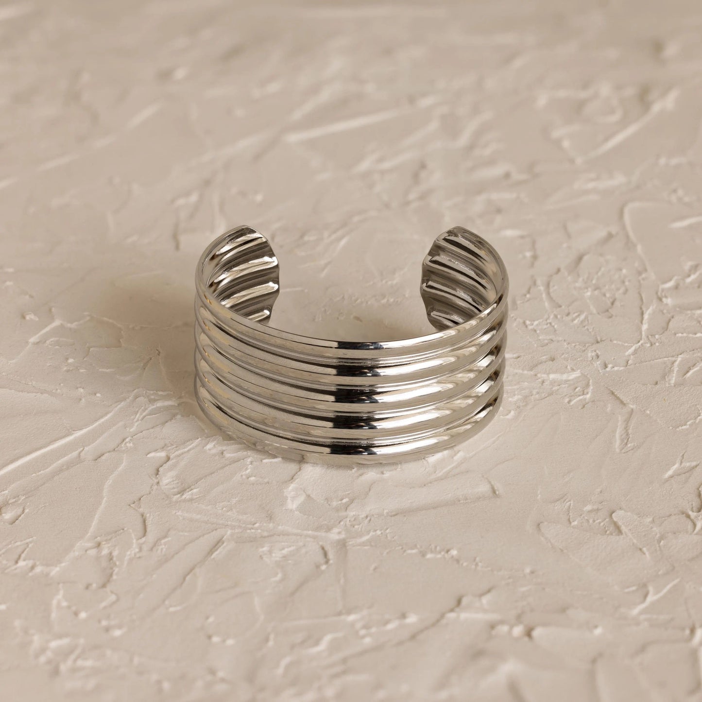 Ribbed Cuff Bracelet
