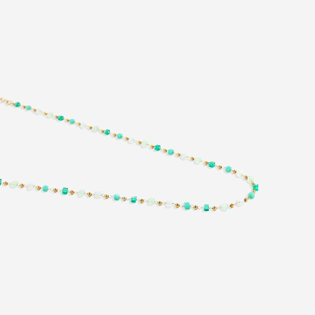 Beaded Beach Bracelet and Choker Necklace Set