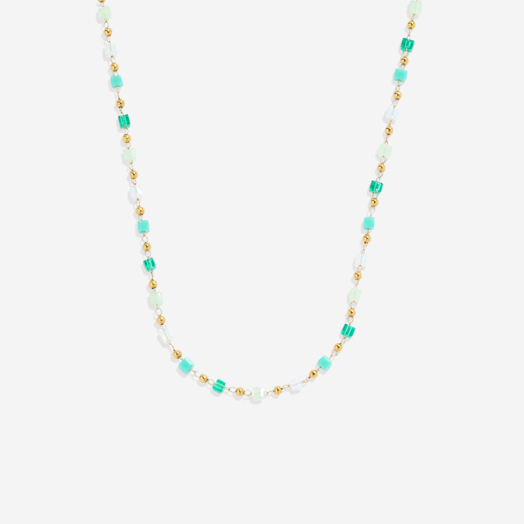 Beaded Beach Bracelet and Choker Necklace Set