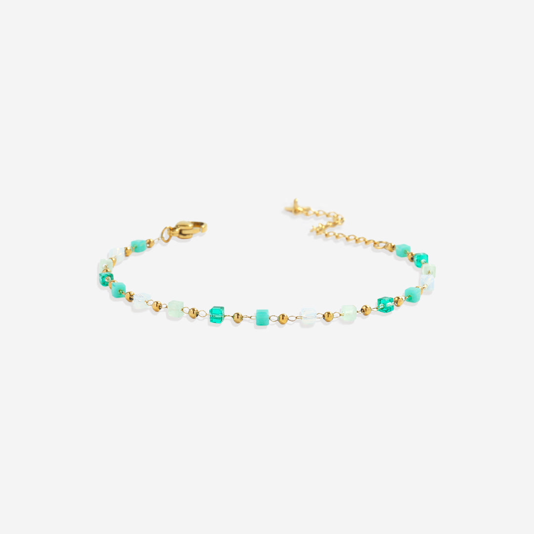 Beaded Beach Bracelet and Choker Necklace Set