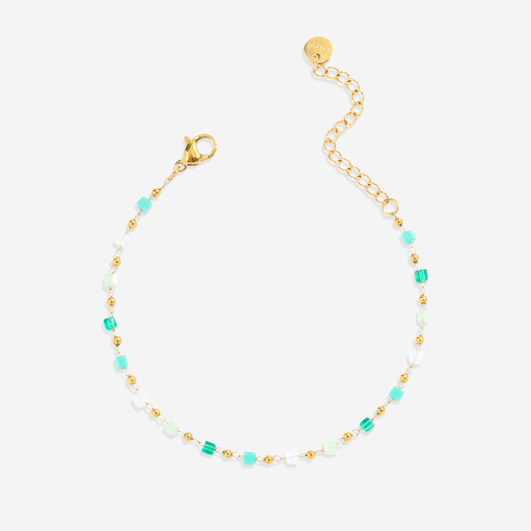 Beaded Beach Bracelet and Choker Necklace Set