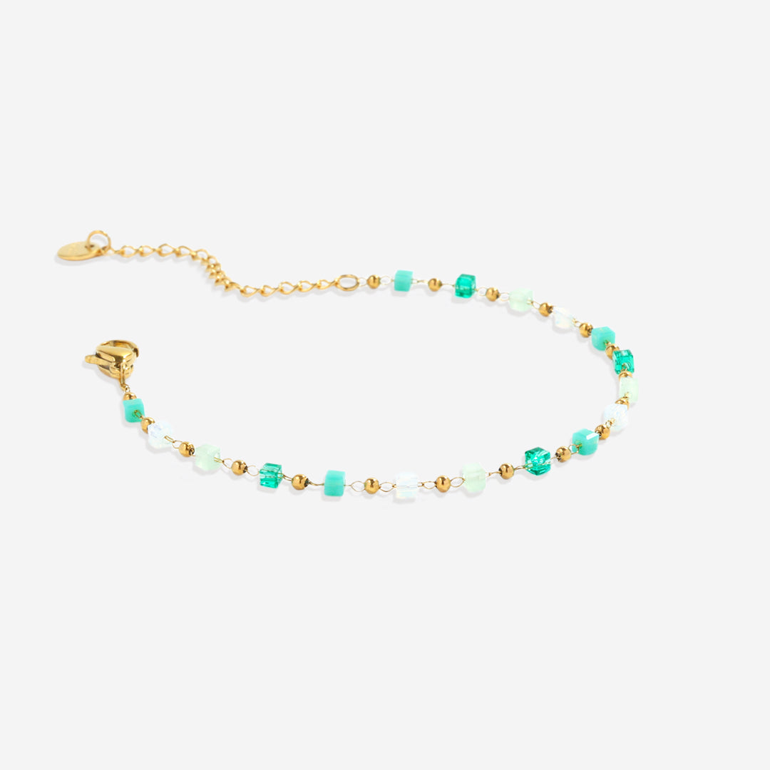 Beaded Beach Bracelet and Choker Necklace Set