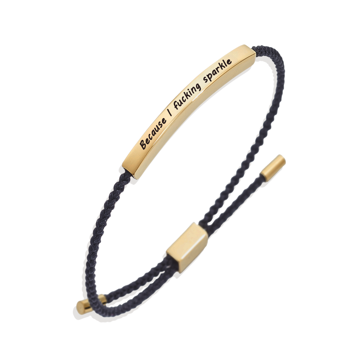 Because I F♥cking Sparkle Inspire Bracelet