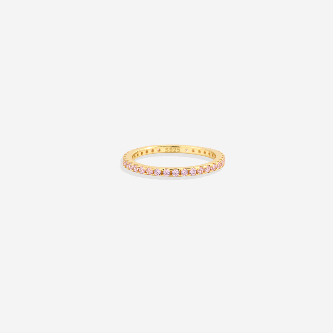 Birthstone Eternity Stacking Ring