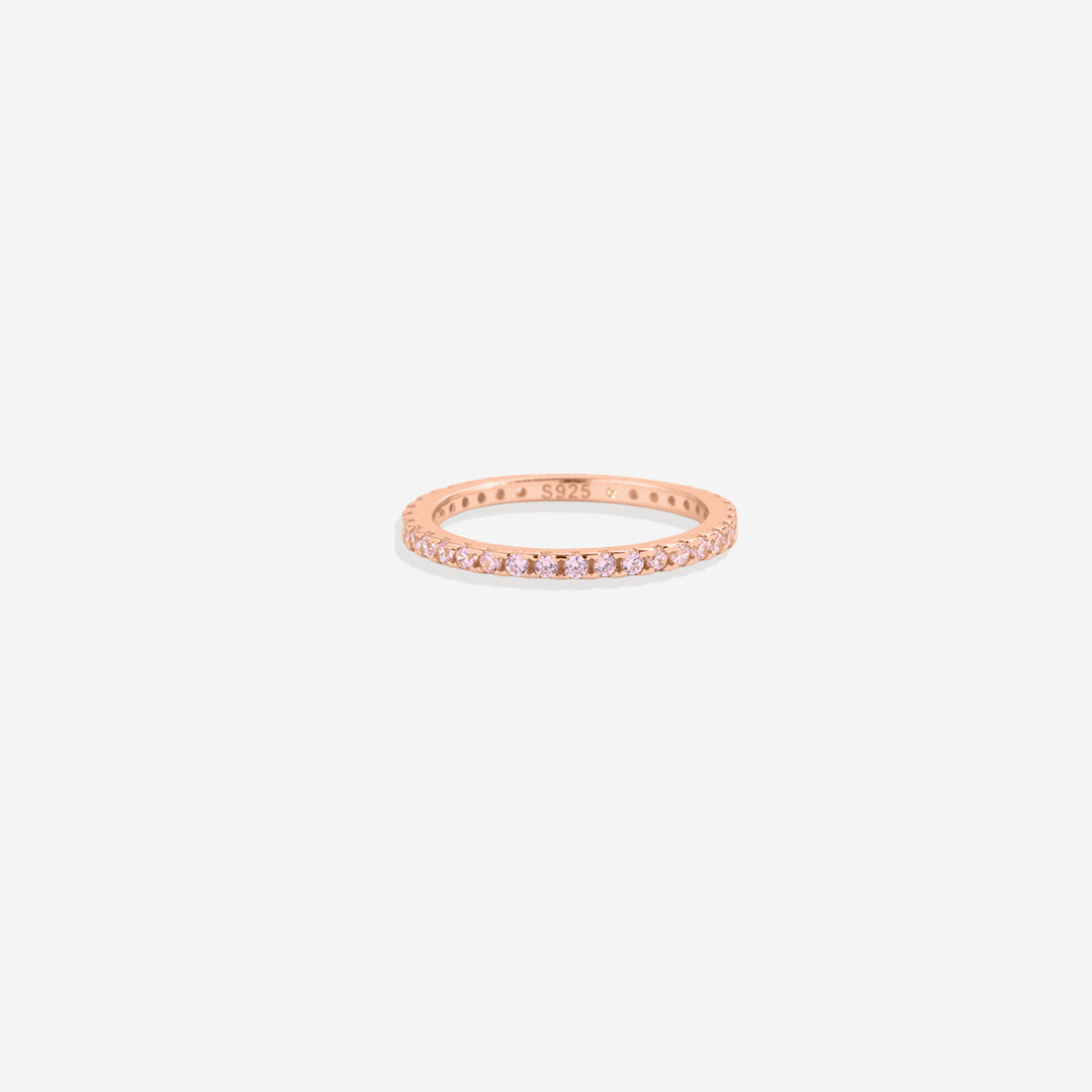 Birthstone Eternity Stacking Ring