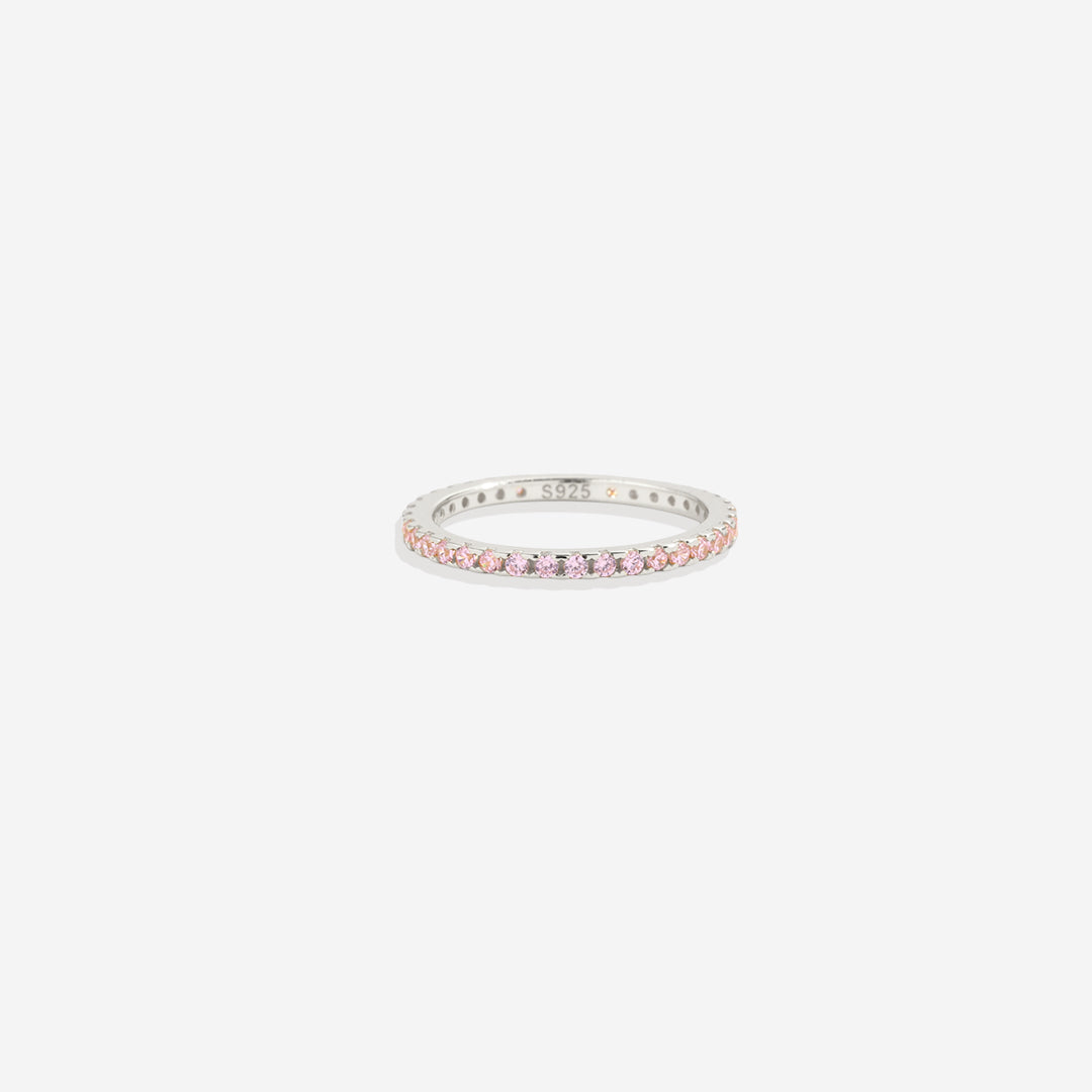Birthstone Eternity Stacking Ring