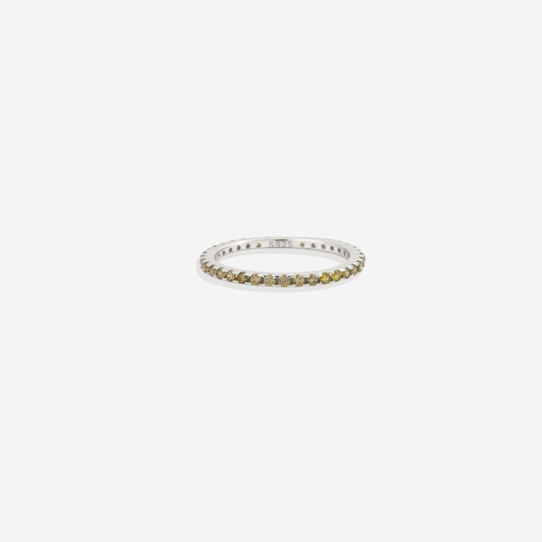 Birthstone Eternity Stacking Ring
