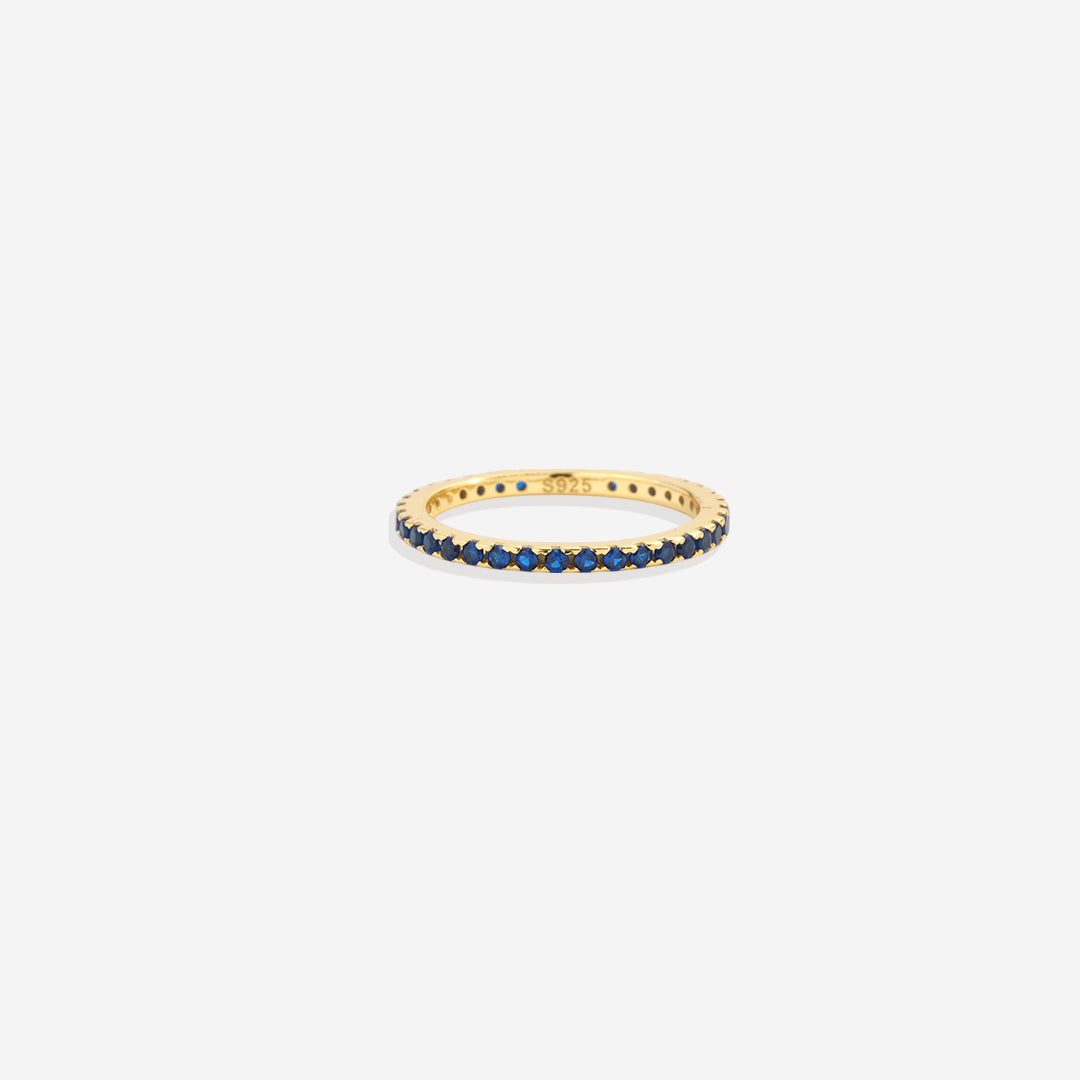 Birthstone Eternity Stacking Ring