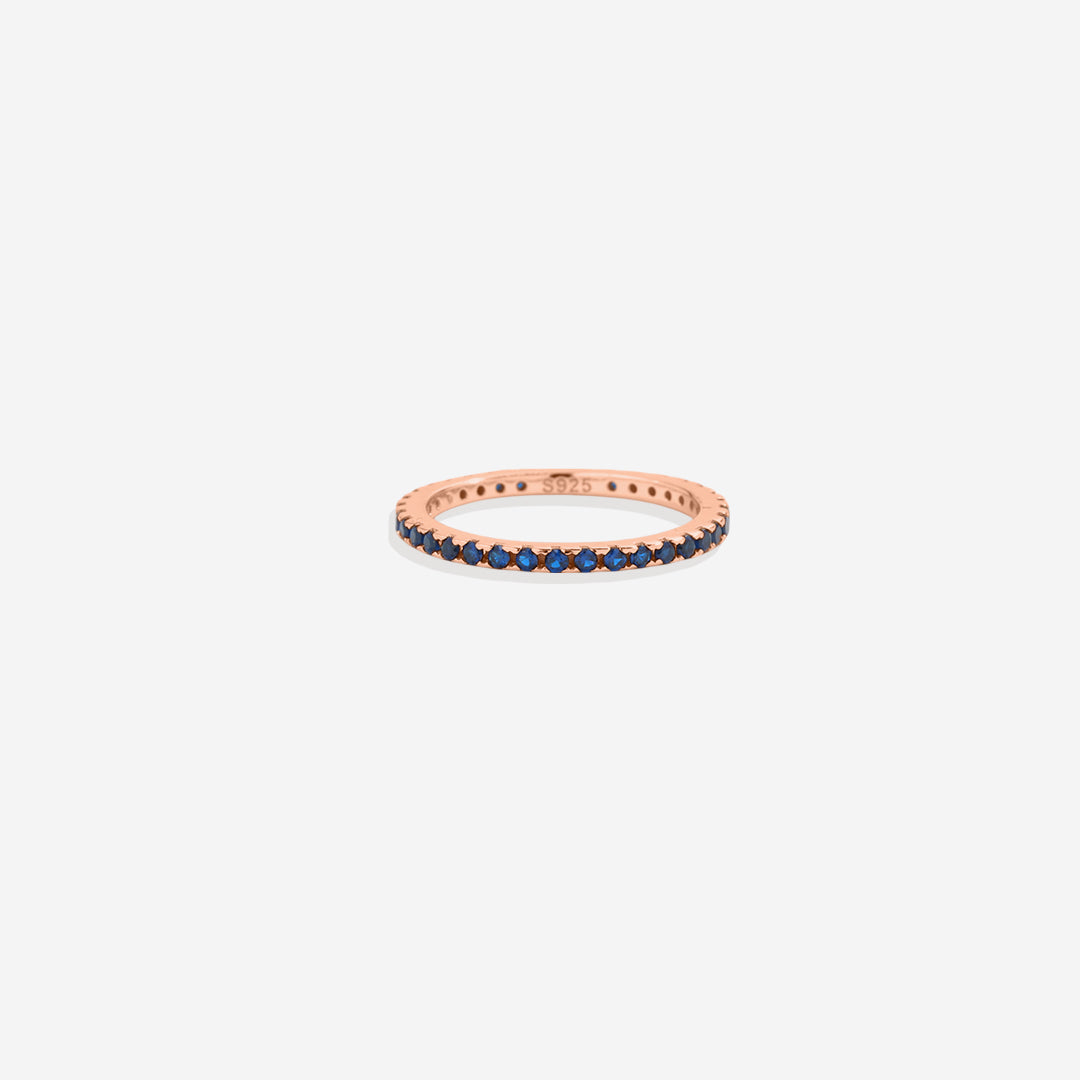 Birthstone Eternity Stacking Ring