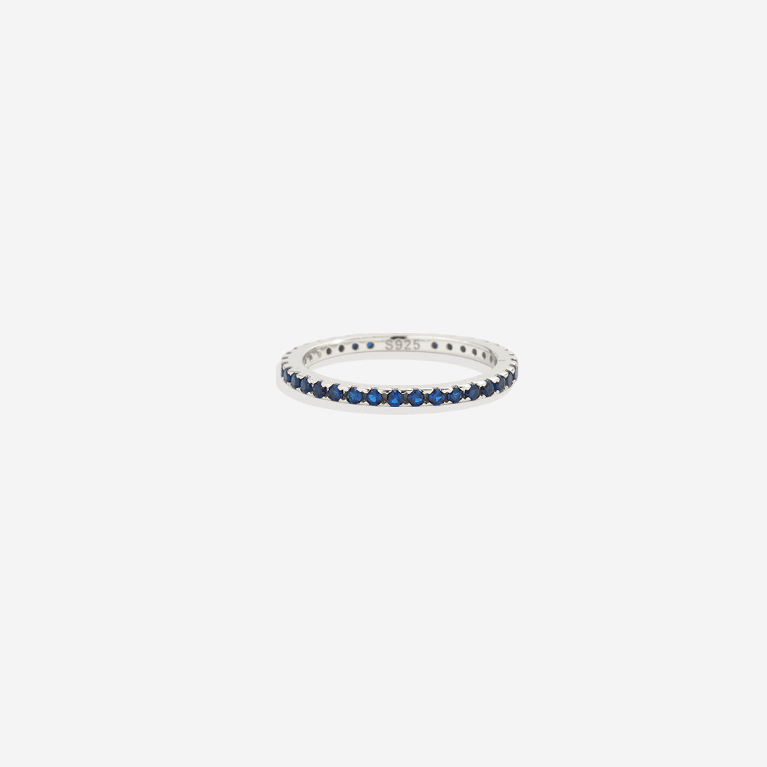 Birthstone Eternity Stacking Ring