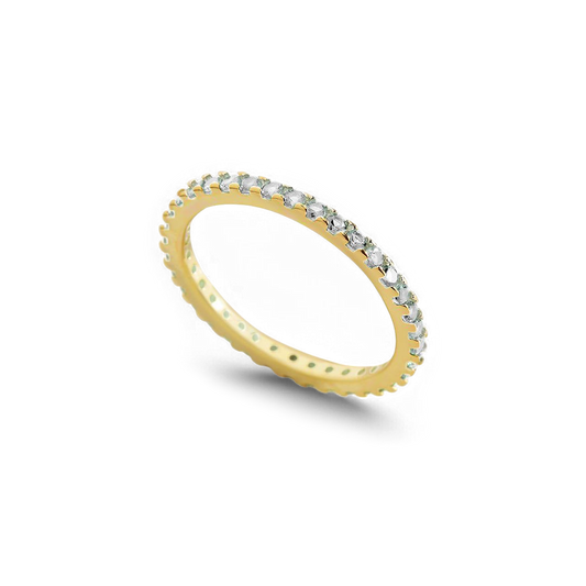Birthstone Eternity Stacking Ring