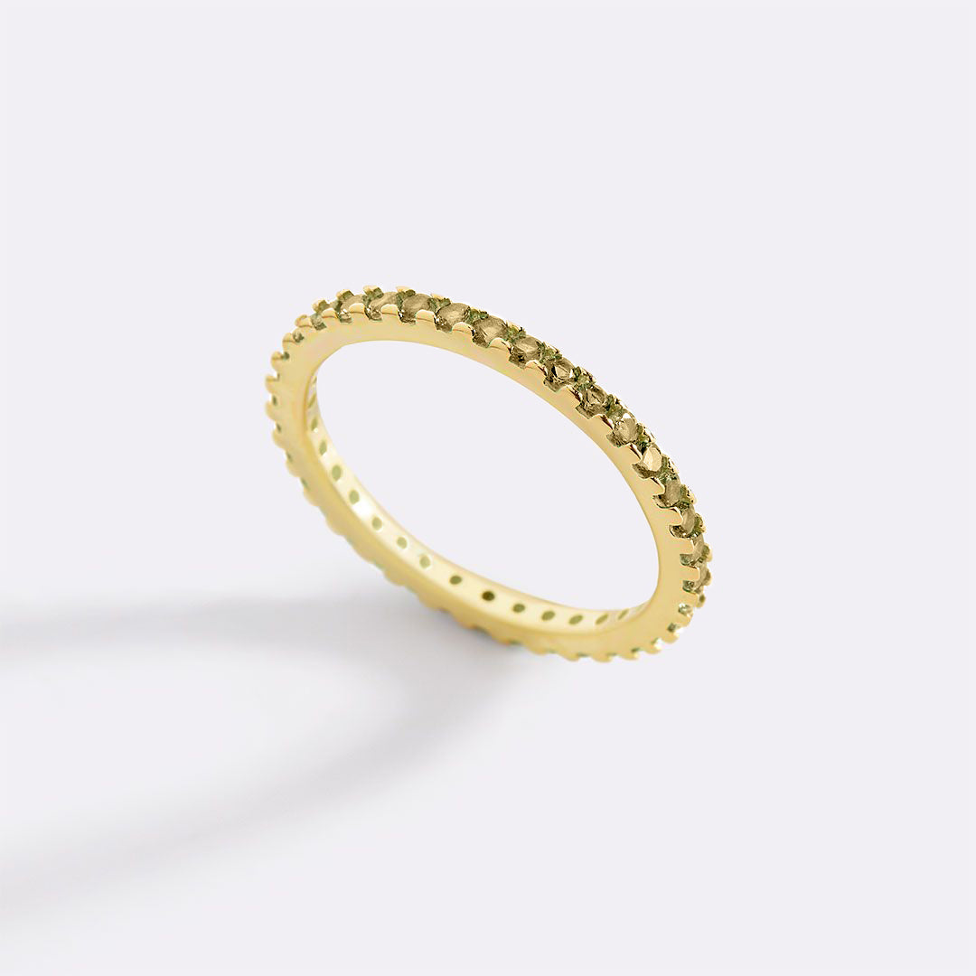 Birthstone Eternity Stacking Ring