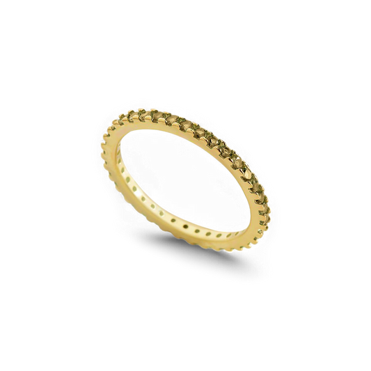 Birthstone Eternity Stacking Ring