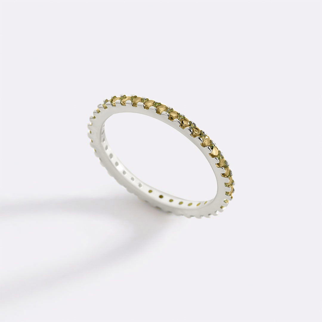 Birthstone Eternity Stacking Ring
