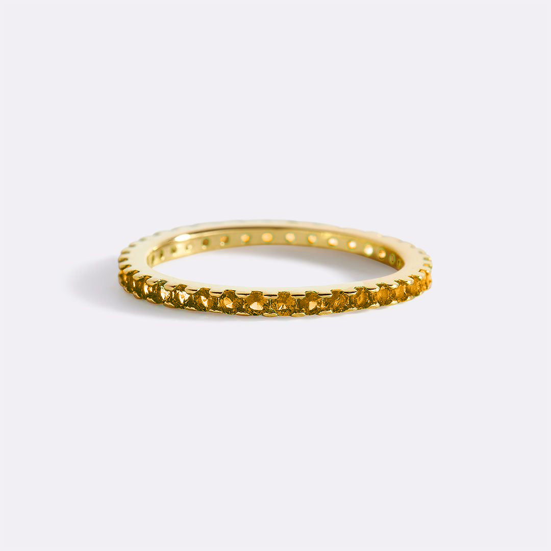 Birthstone Eternity Stacking Ring