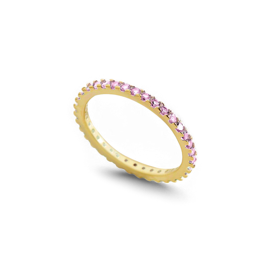 Birthstone Eternity Stacking Ring