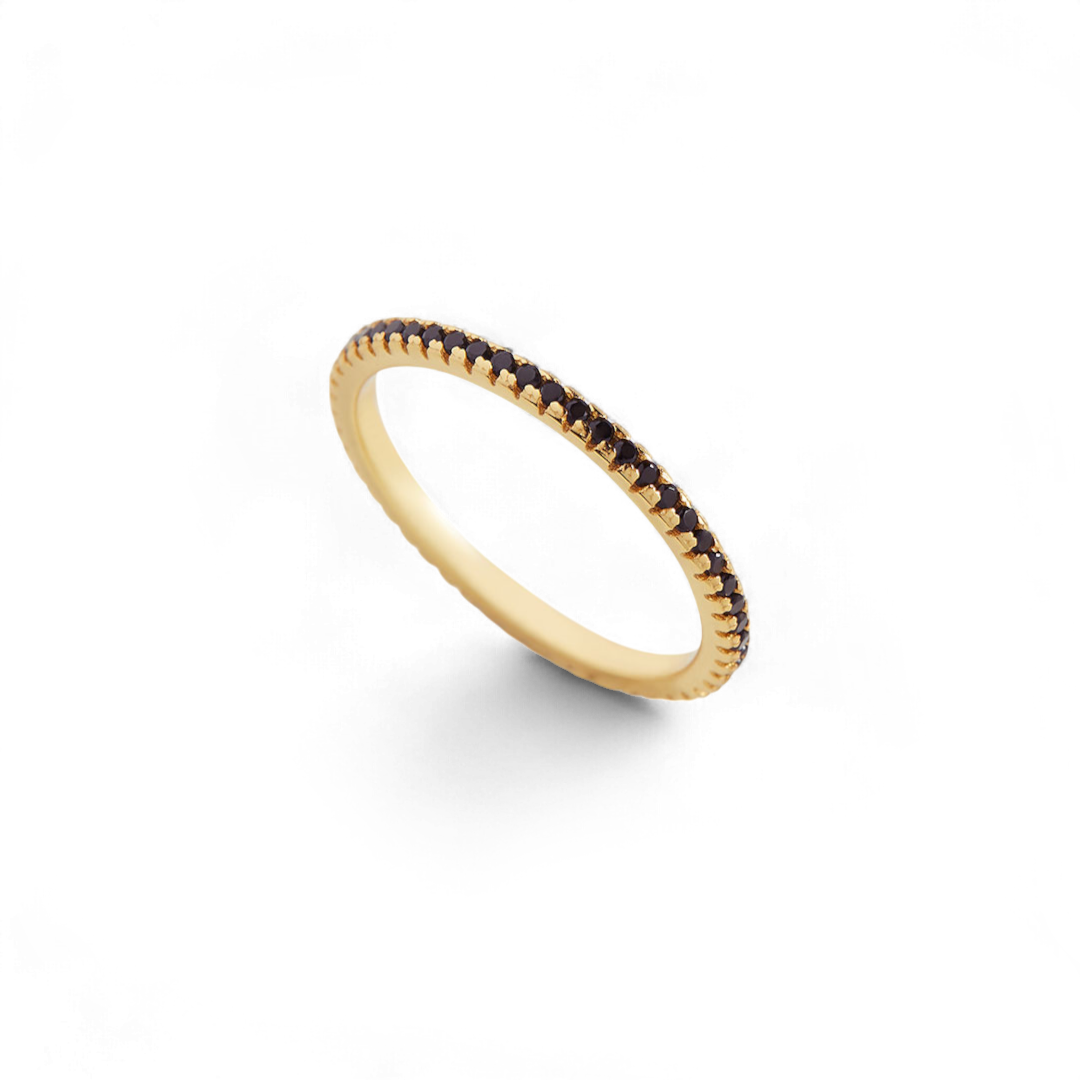Black Diamond Eternity Ring