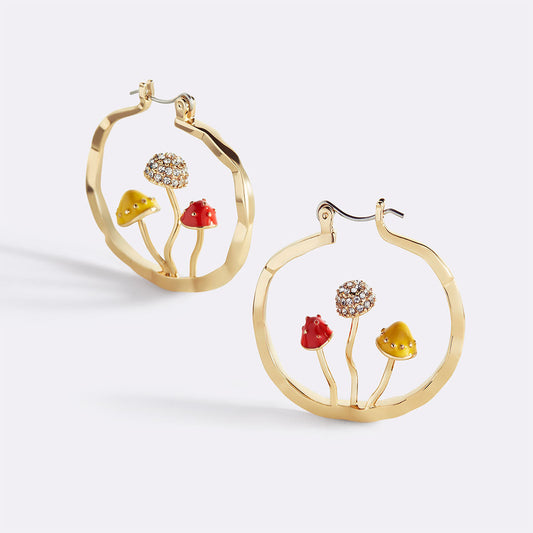 Boho Mushroom Earrings - Touch Bling