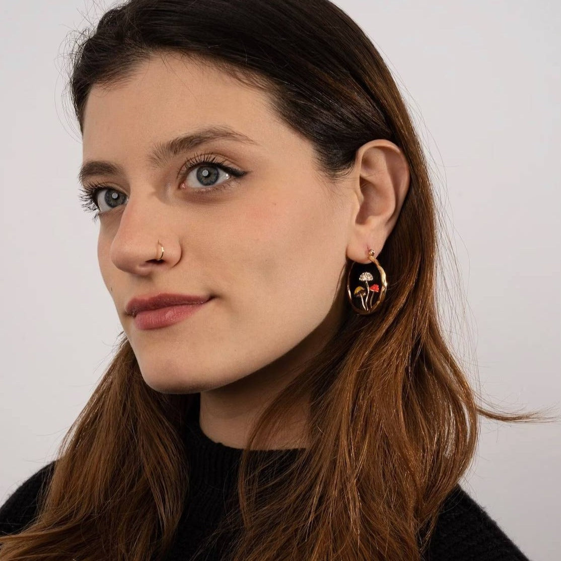 Boho Mushroom Earrings