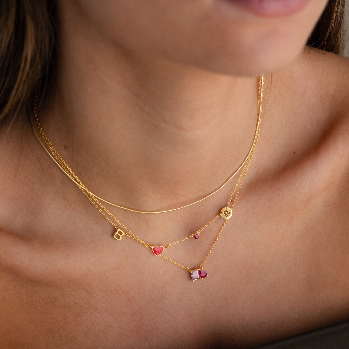 Dainty Space Charm Necklace