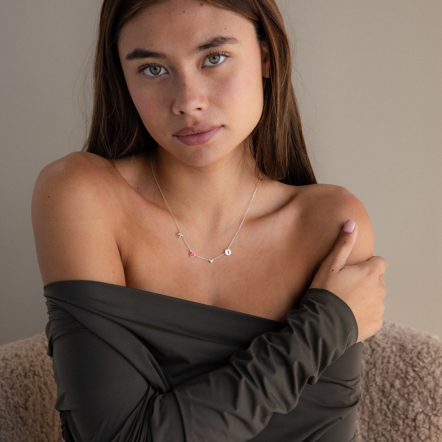 Dainty Space Charm Necklace