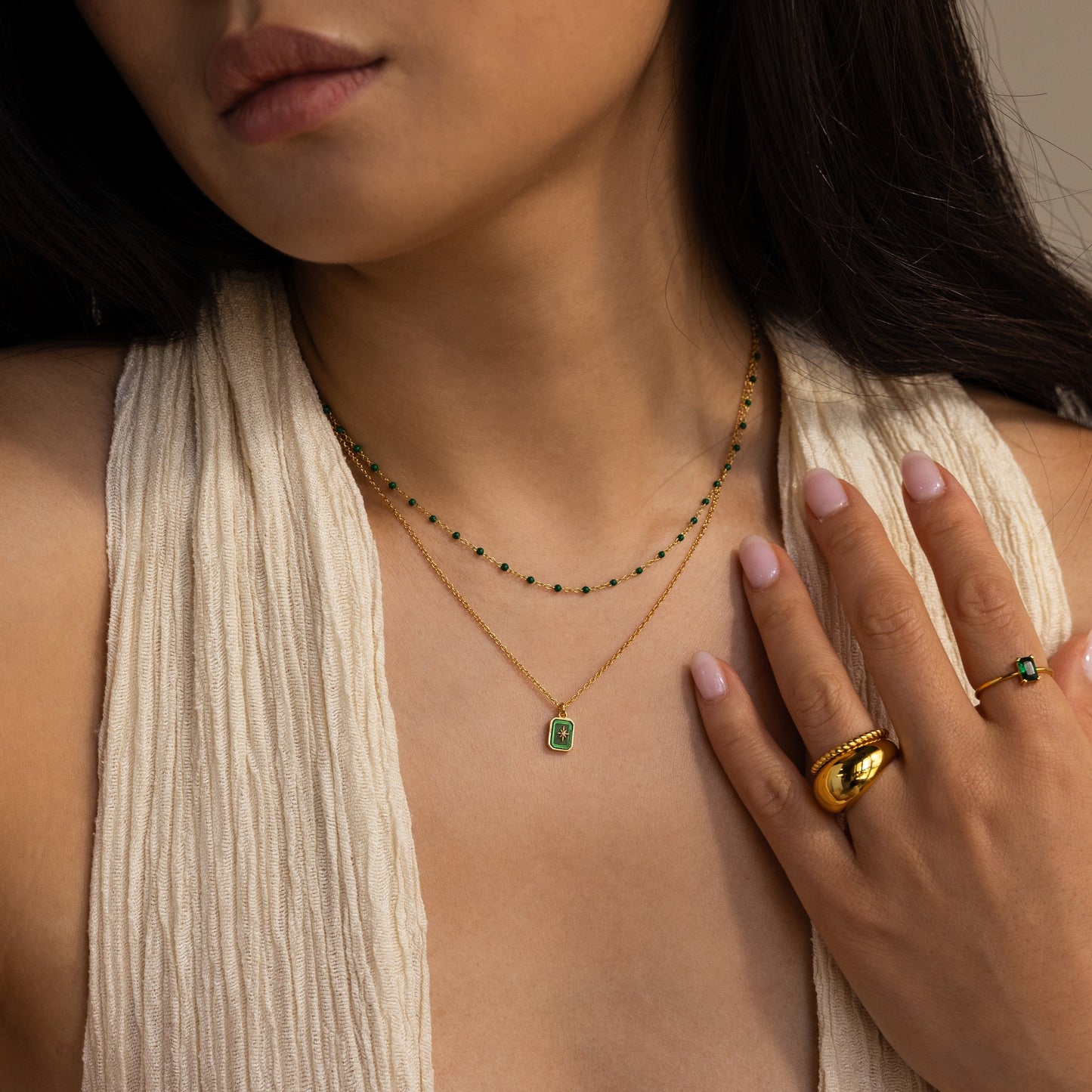 North Star Gemstone Necklace