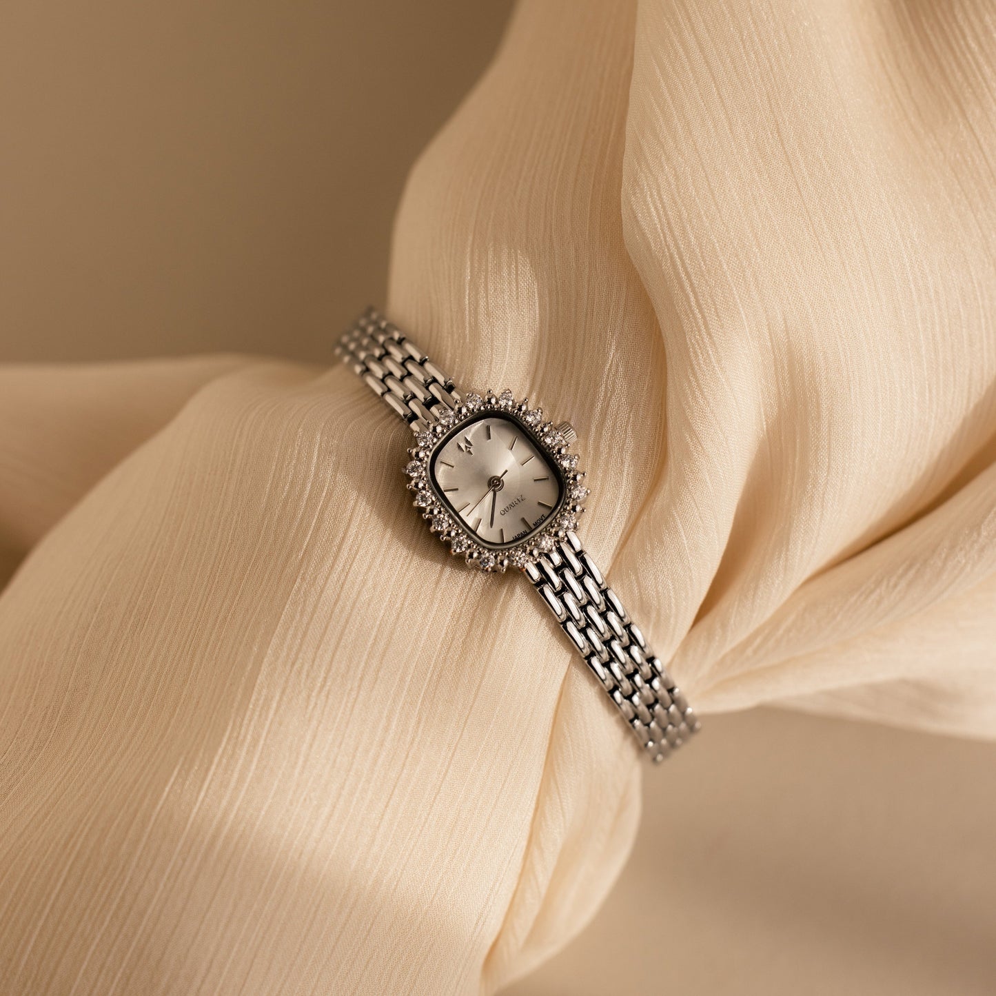 Pave Blossom Timepiece