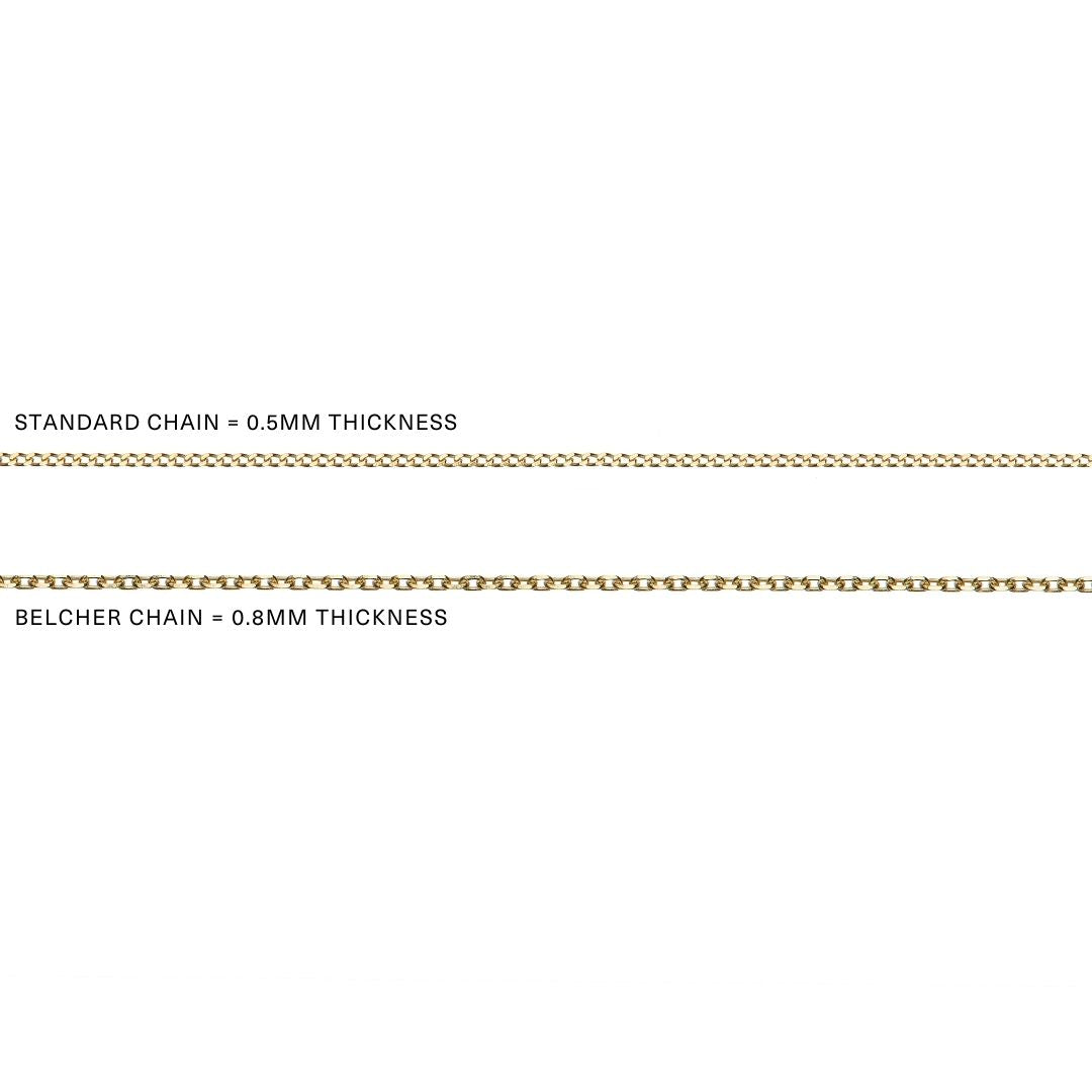 Halskette mit kleinem Kreuz aus massivem Gold