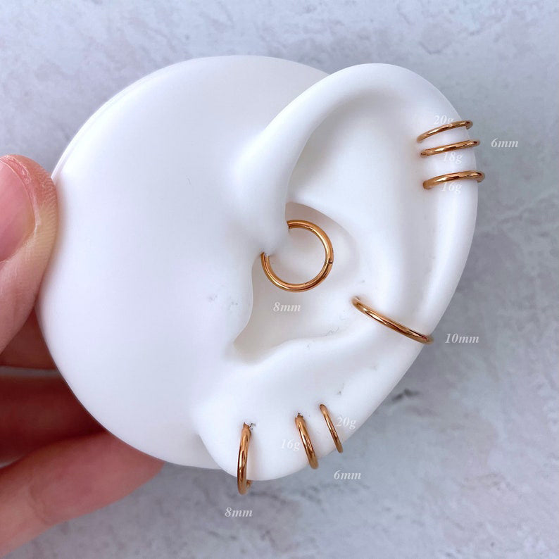 Classic Cartilage Hoops | 16g
