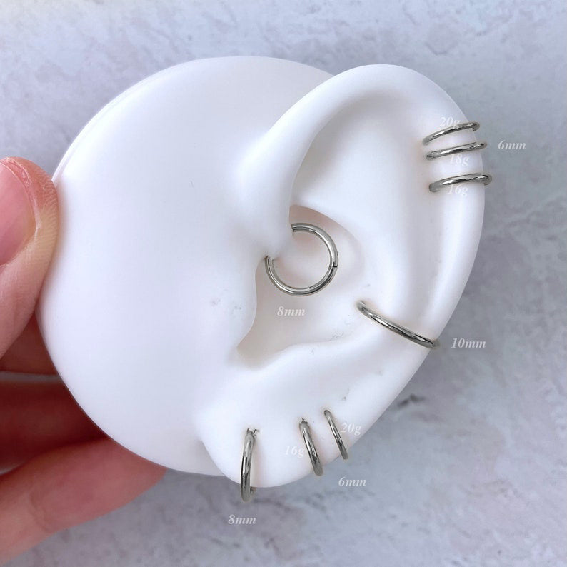 Classic Cartilage Hoops | 16g