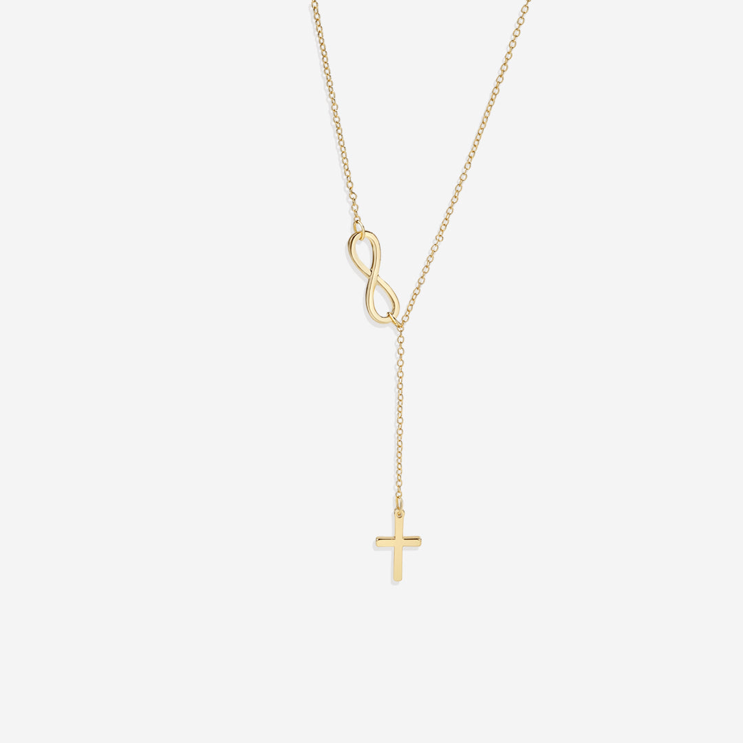 Cross and Infinity Necklace