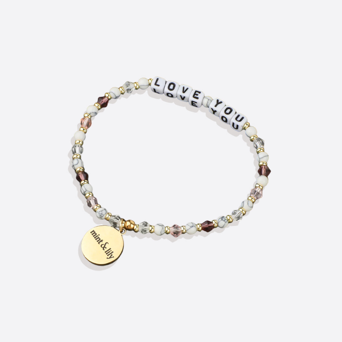 Individuelles Amethyst Dreams Freundschaftsperlenarmband