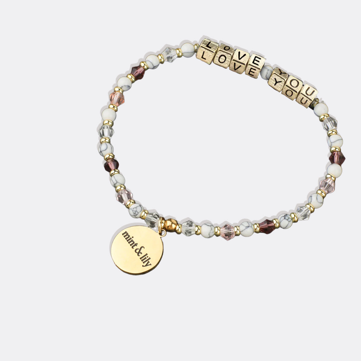 Individuelles Amethyst Dreams Freundschaftsperlenarmband
