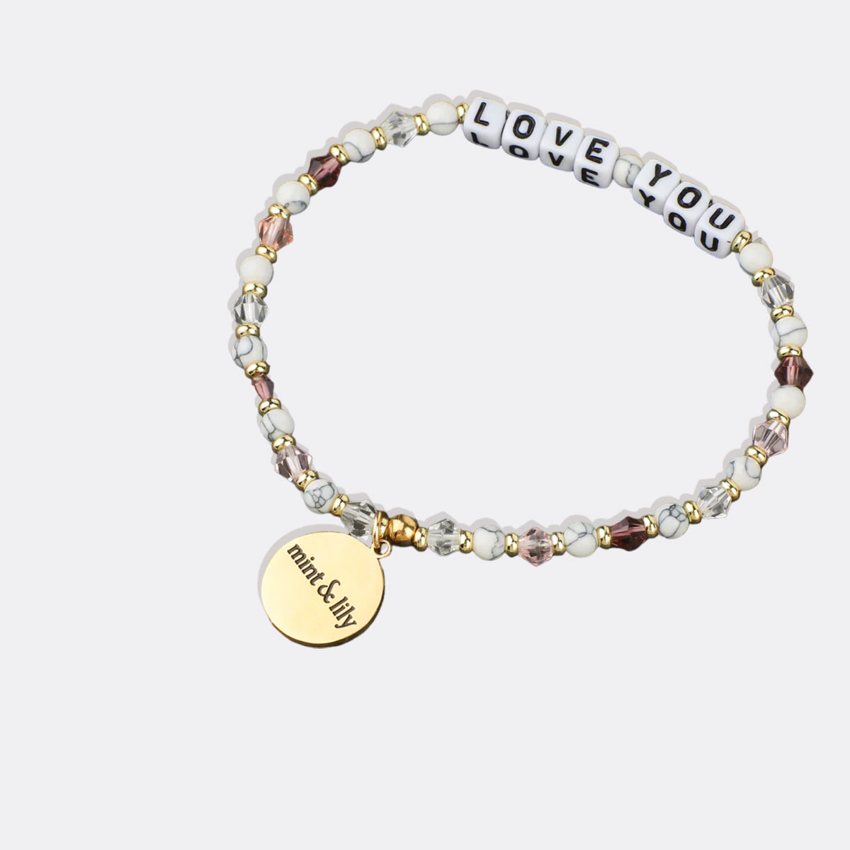 Individuelles Amethyst Dreams Freundschaftsperlenarmband